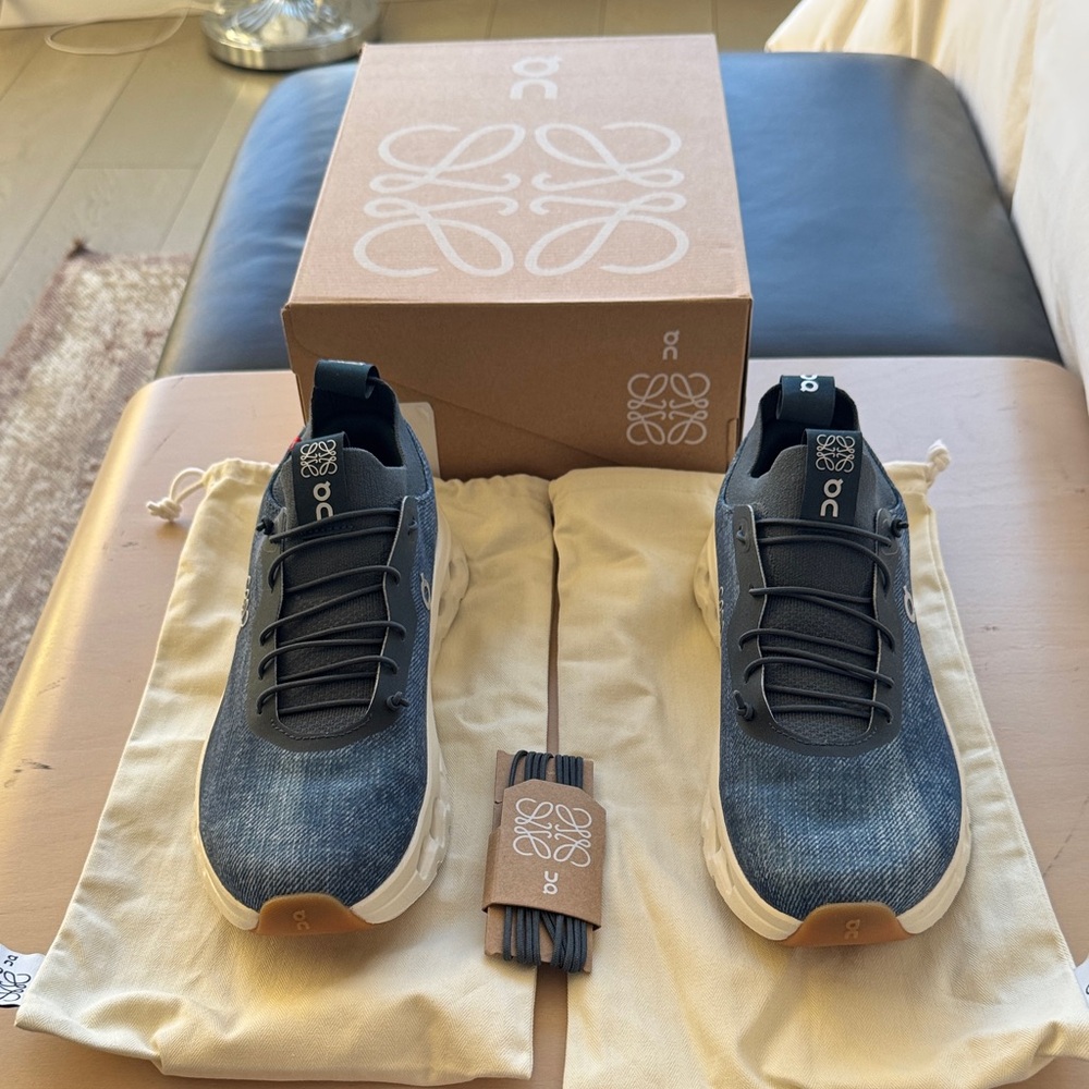 Loewe x On Running Denim Sneakers